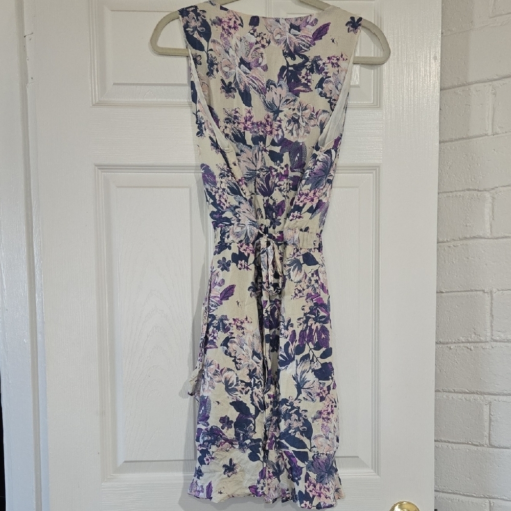 Lucky Brand zoe floral wrap dress Size Large - Picture 6 of 7